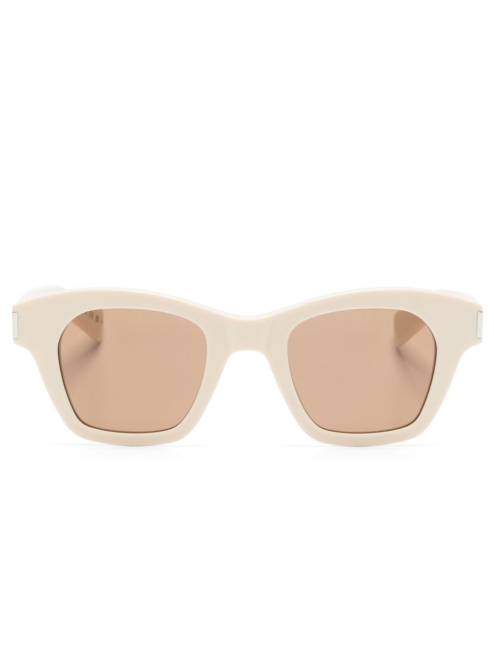 Saint Laurent Eyewear SL 592 square-frame sunglasses - Neutrals von Saint Laurent Eyewear