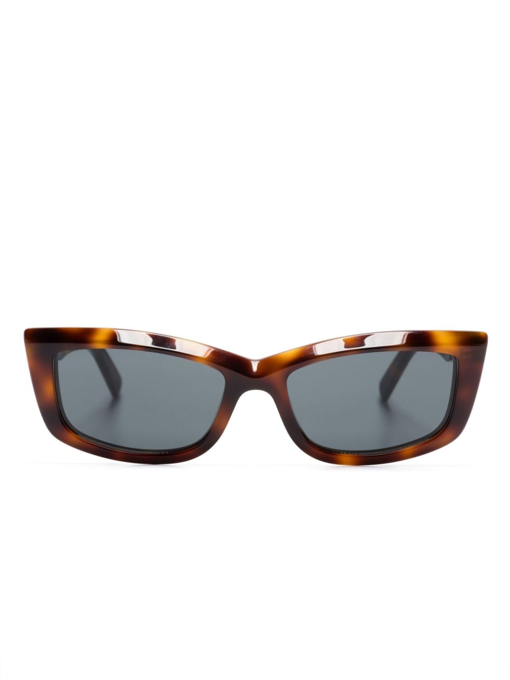 Saint Laurent Eyewear SL 658 rectangle-frame sunglasses - Brown von Saint Laurent Eyewear