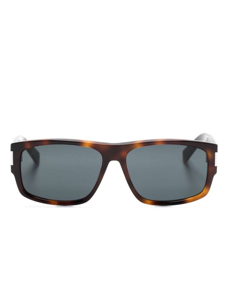 Saint Laurent Eyewear SL 689 rectangle frame sunglasses - Brown von Saint Laurent Eyewear