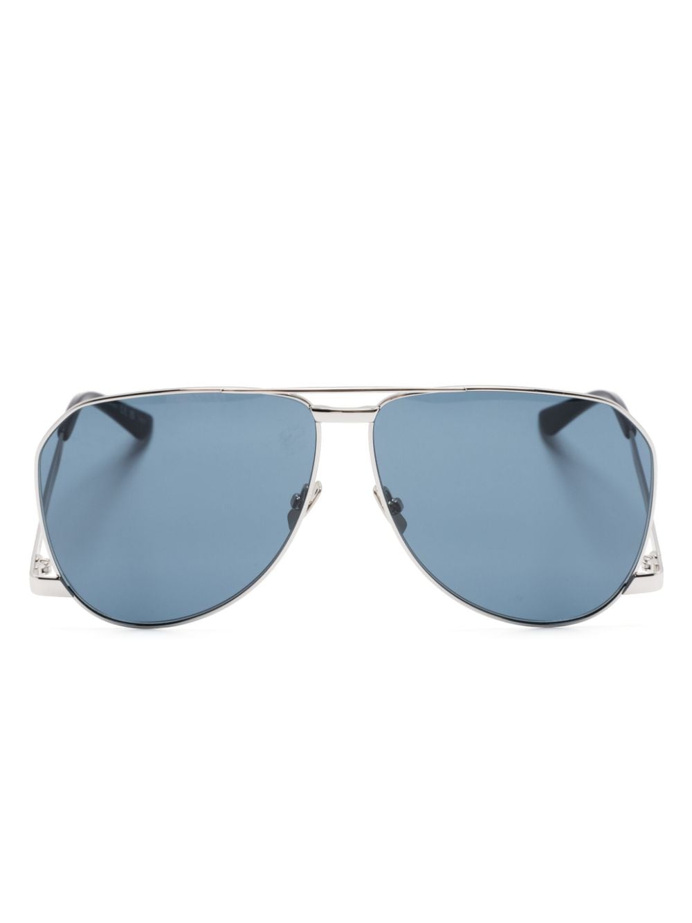 Saint Laurent Eyewear SL 690 Dust pilot-frame sunglasses - Silver von Saint Laurent Eyewear
