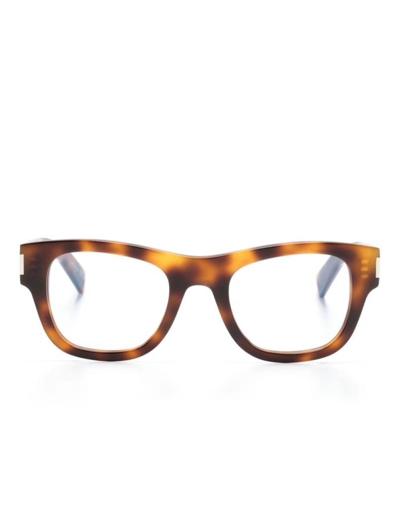 Saint Laurent Eyewear SL 698 square-frame glasses - Brown von Saint Laurent Eyewear