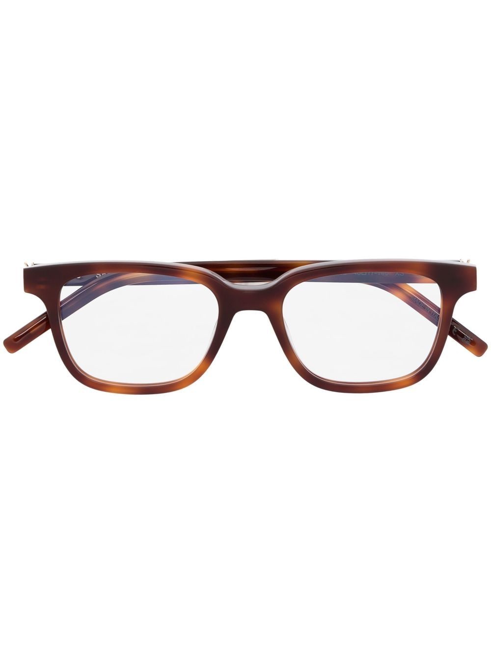 Saint Laurent Eyewear SL M110 square-frame glasses - Brown von Saint Laurent Eyewear