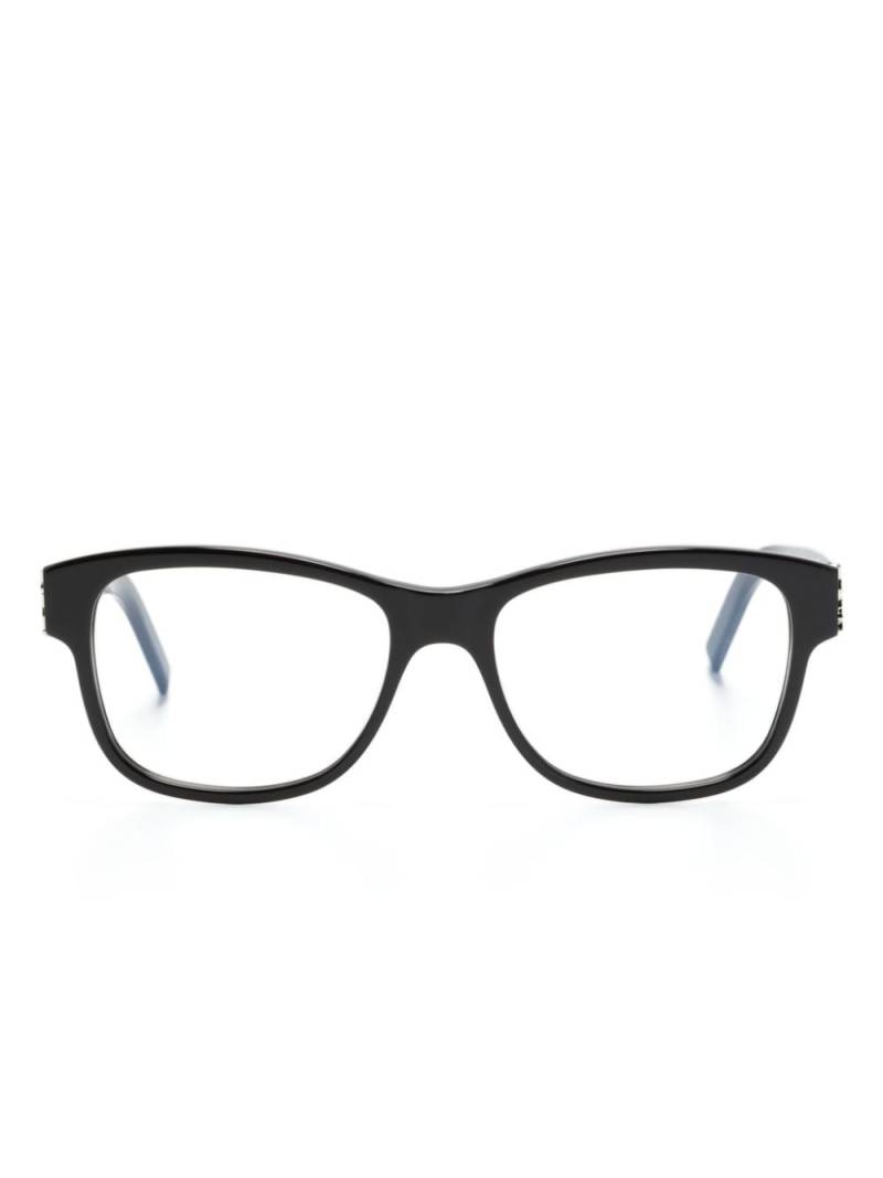 Saint Laurent Eyewear SL M132 square-frame glasses - Black von Saint Laurent Eyewear