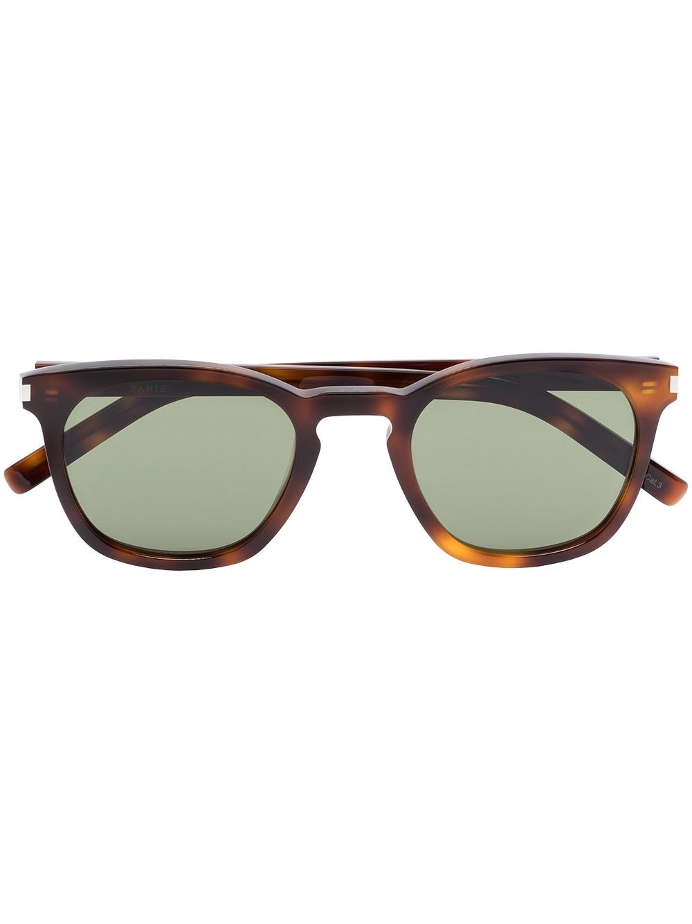 Saint Laurent Eyewear square-frame tortoiseshell sunglasses - Brown von Saint Laurent Eyewear