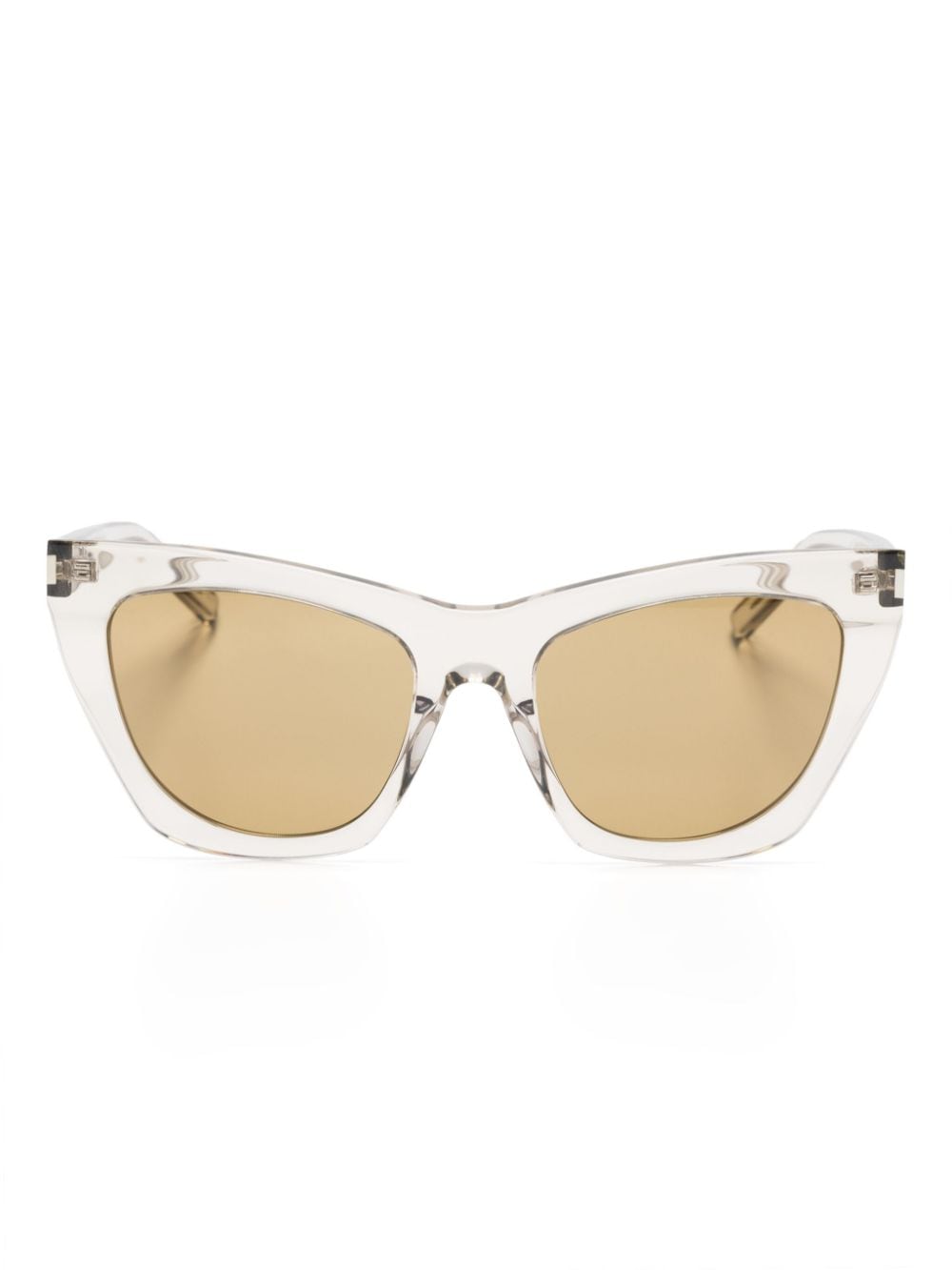 Saint Laurent Eyewear SL214 Kate cat-eye sunglasses - Neutrals von Saint Laurent Eyewear