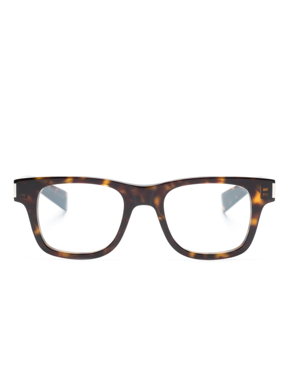Saint Laurent Eyewear SL5640PT 009 rectangle-frame glasses - Brown von Saint Laurent Eyewear