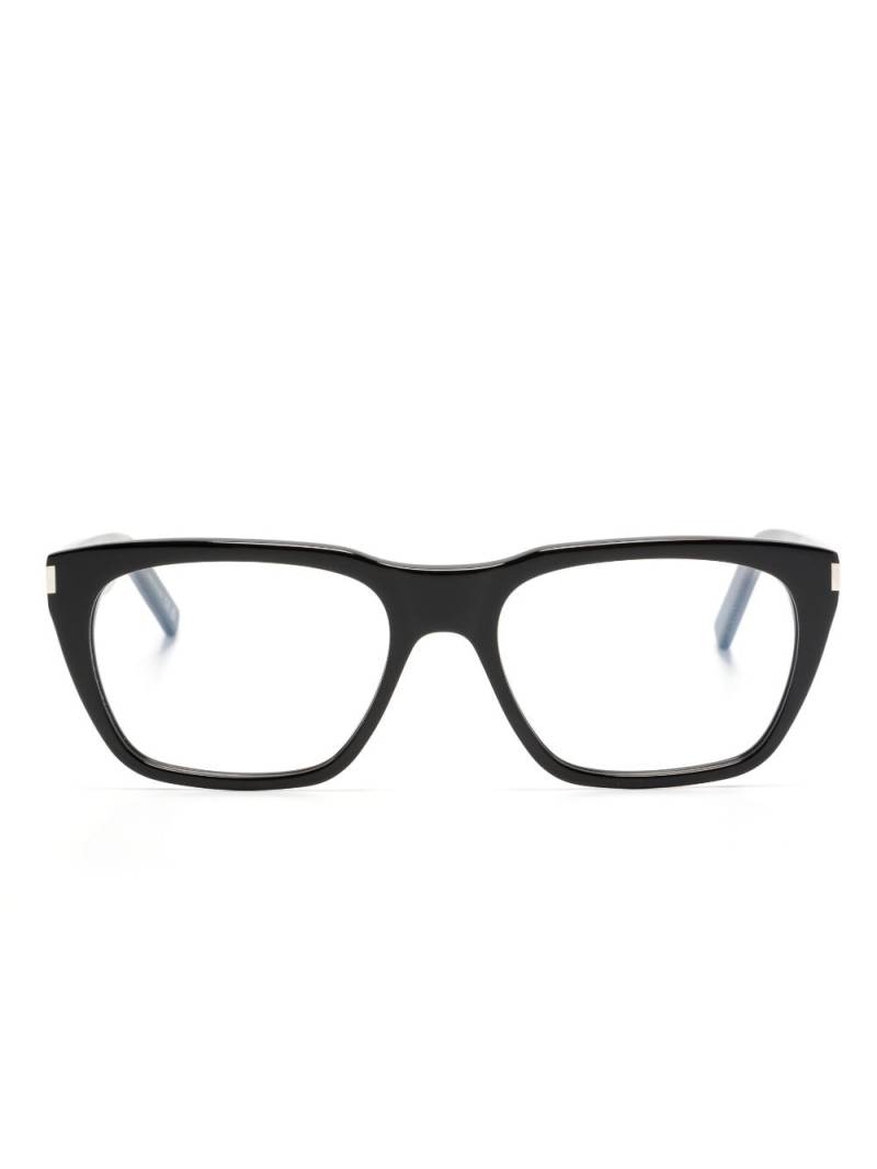 Saint Laurent Eyewear SL598 square-frame glasses - Black von Saint Laurent Eyewear
