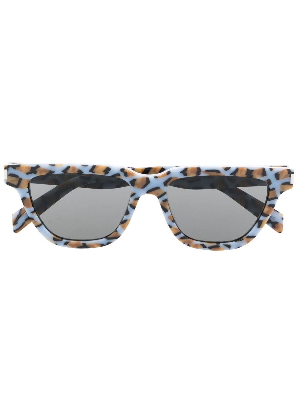 Saint Laurent Eyewear Sulpice marbled sunglasses - Blue von Saint Laurent Eyewear