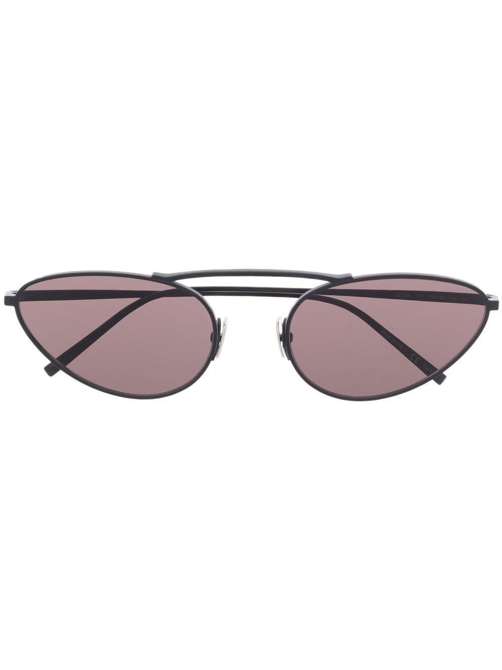 Saint Laurent Eyewear cat-eye tinted sunglasses - Black von Saint Laurent Eyewear