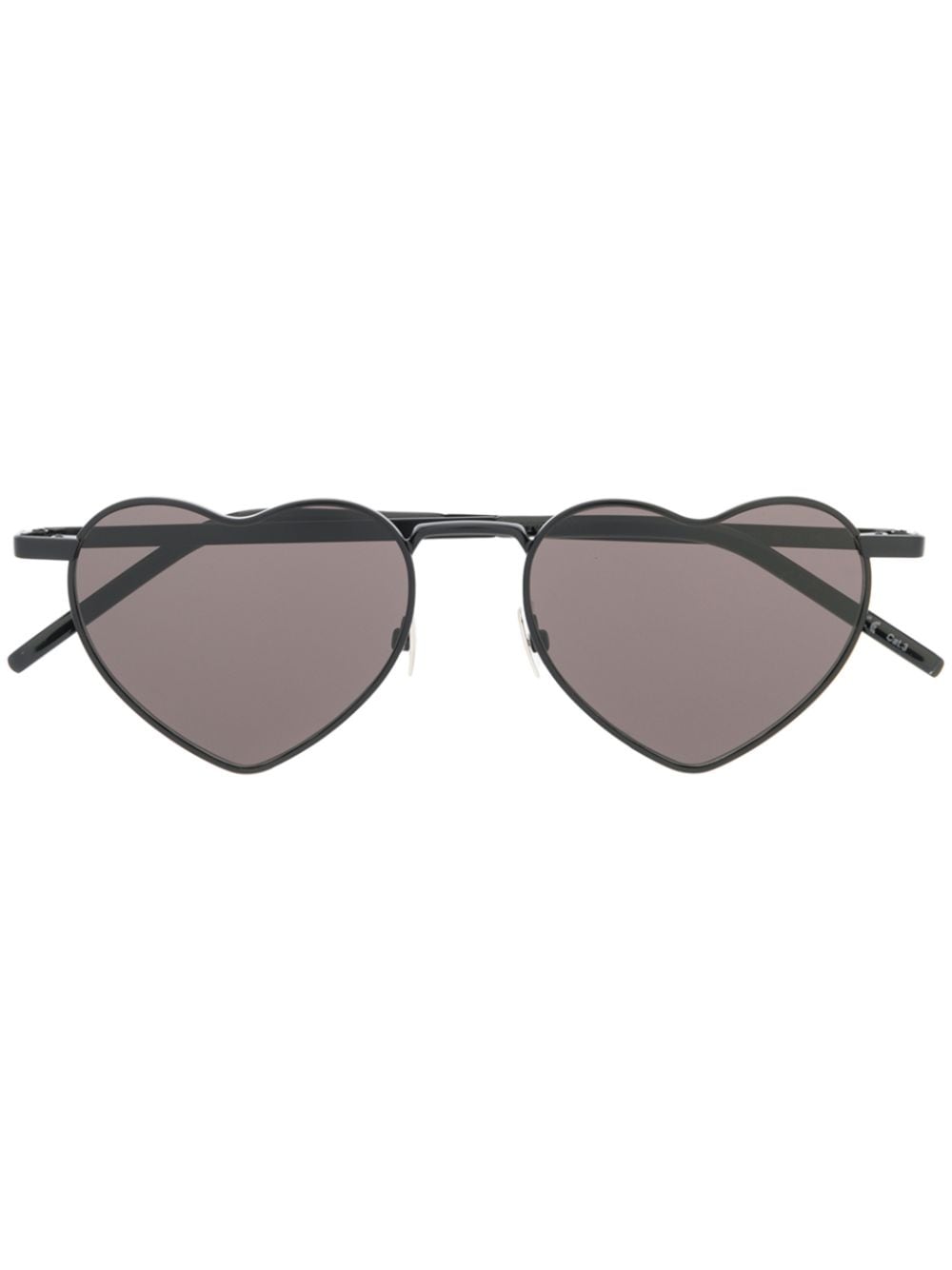 Saint Laurent Eyewear heart-shaped sunglasses - Black von Saint Laurent Eyewear