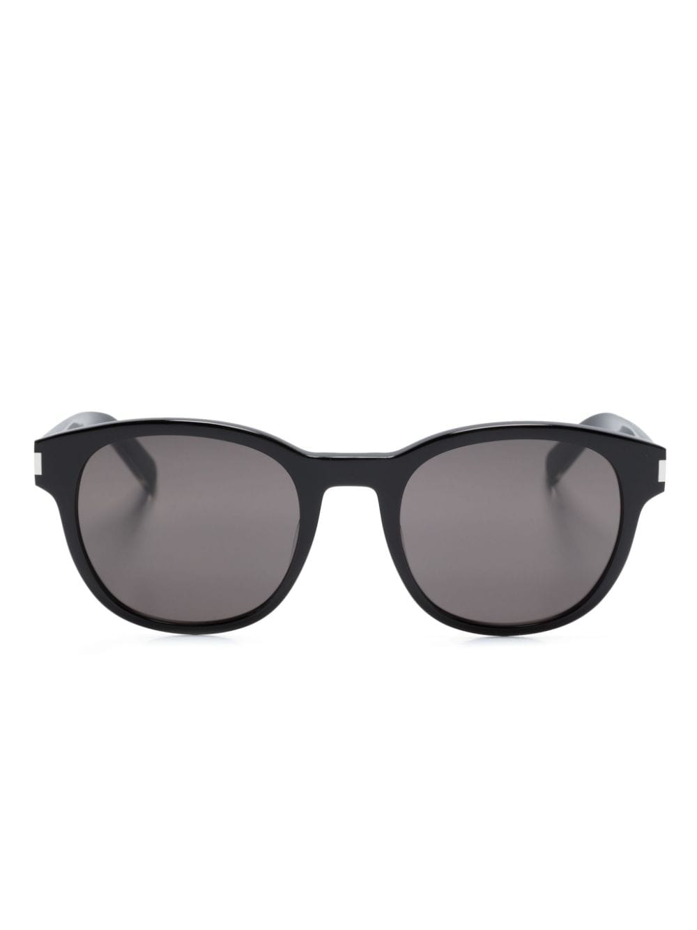 Saint Laurent Eyewear logo-engraved square-frame sunglasses - Black von Saint Laurent Eyewear