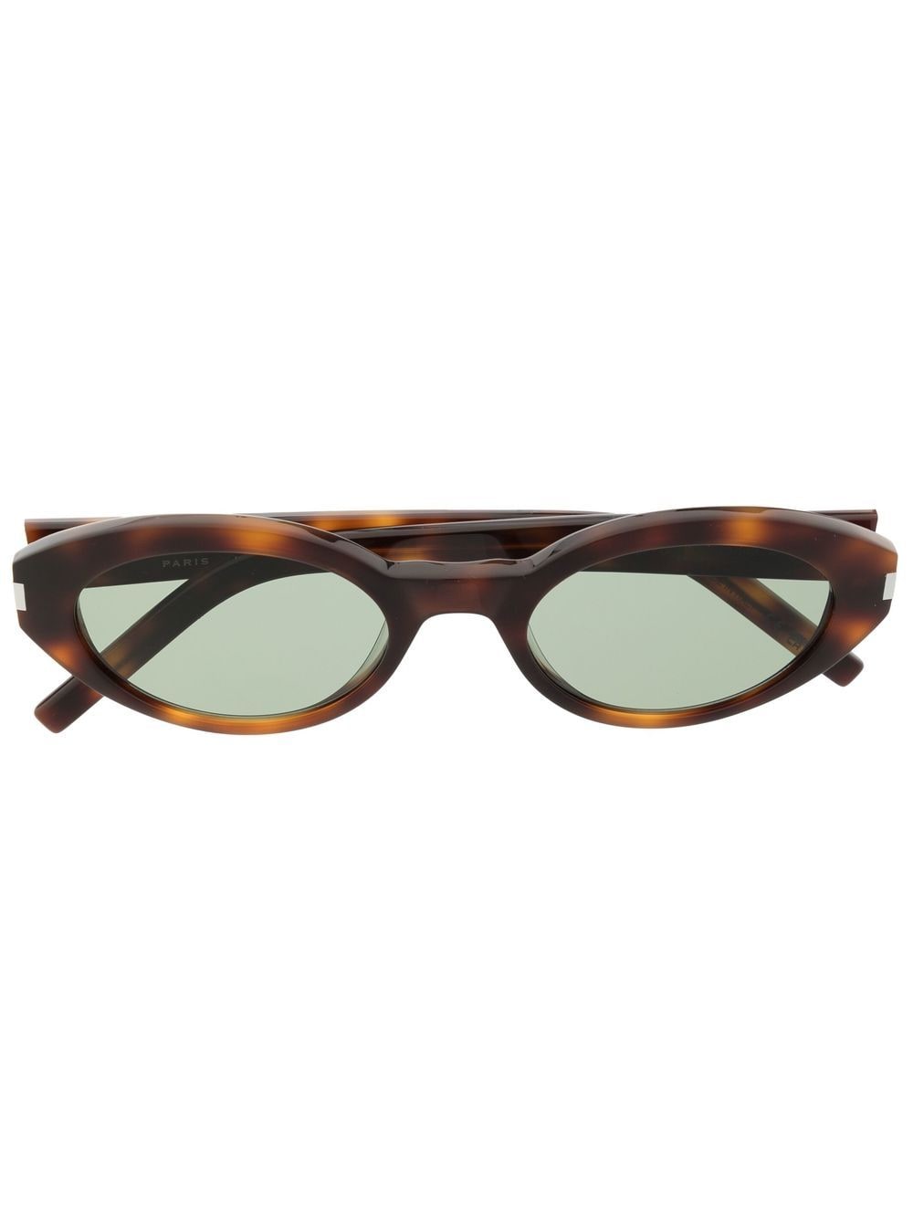 Saint Laurent Eyewear oval frame sunglasses - Brown von Saint Laurent Eyewear