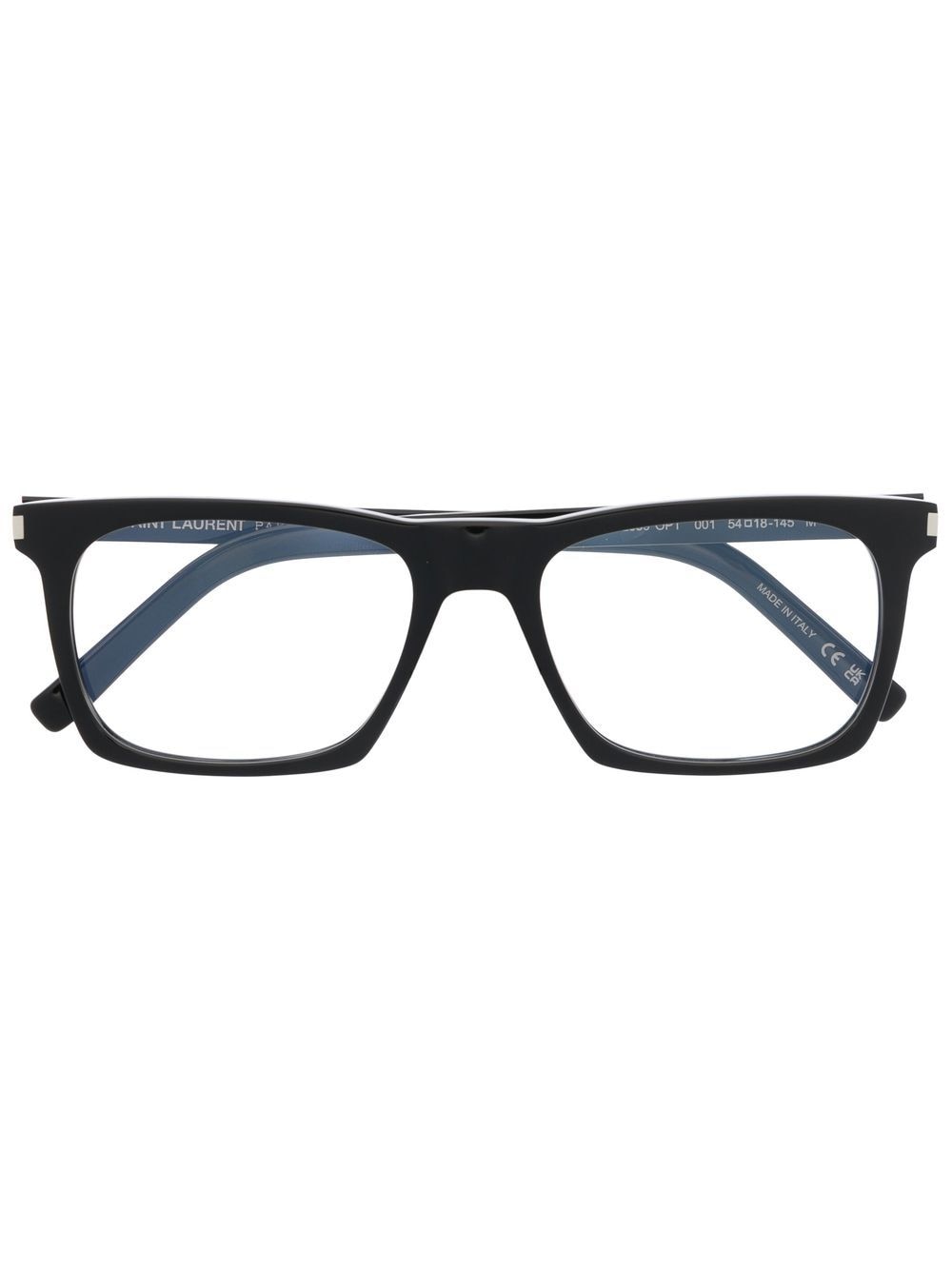 Saint Laurent Eyewear square-frame eyeglasses - Black von Saint Laurent Eyewear