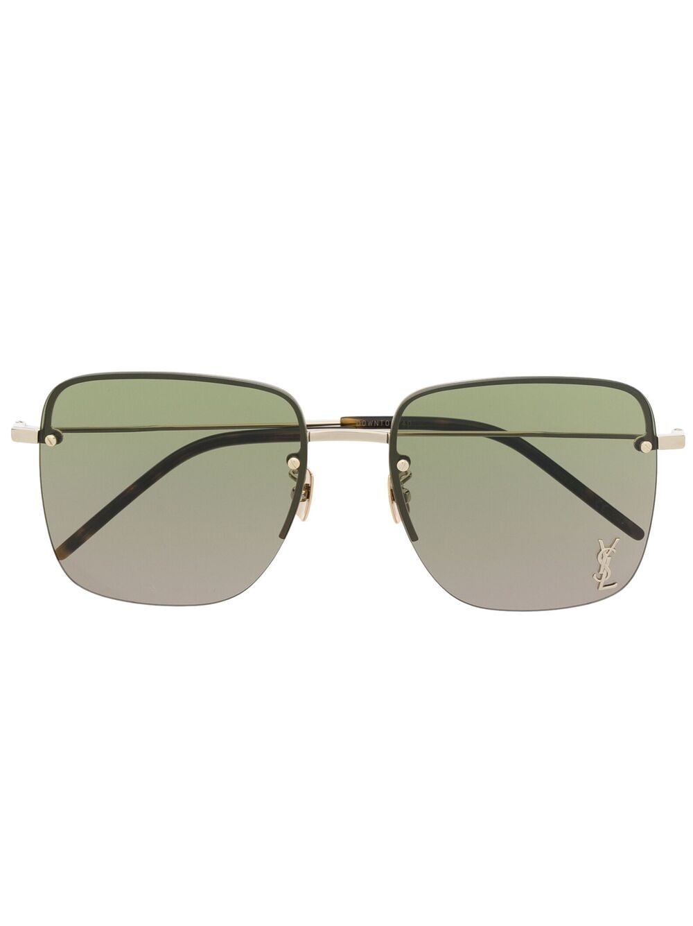 Saint Laurent Eyewear square-frame sunglasses - Gold von Saint Laurent Eyewear