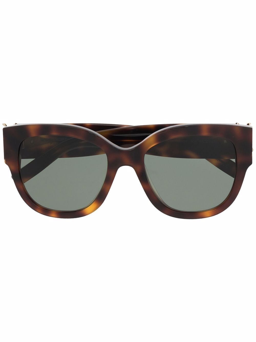 Saint Laurent Eyewear tortoiseshell-effect tinted sunglasses - Brown von Saint Laurent Eyewear