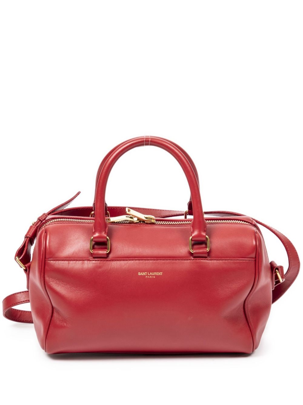 Saint Laurent Pre-Owned Baby leather duffle bag - Red von Saint Laurent Pre-Owned
