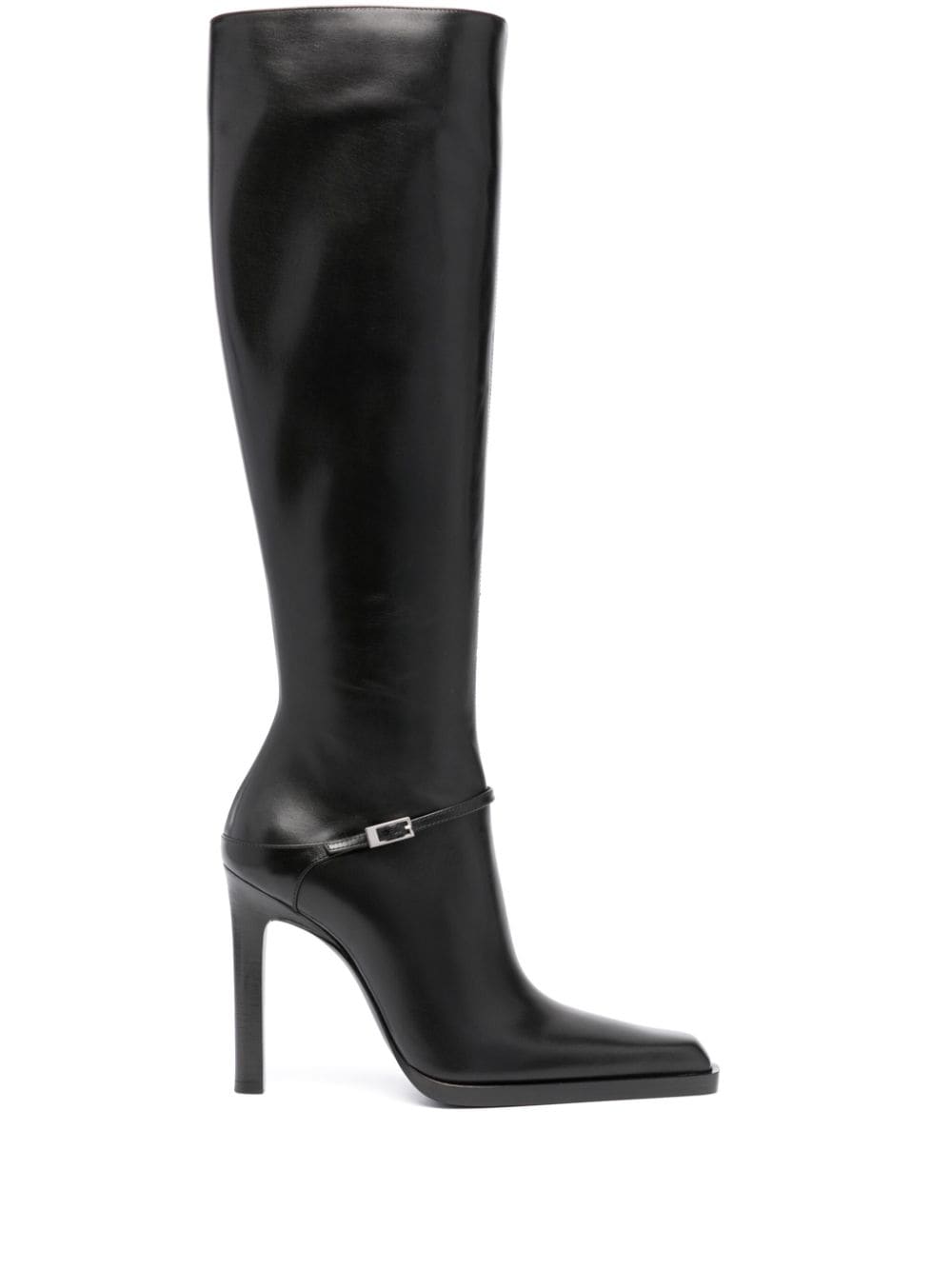 Saint Laurent 110mm leather boots - Black von Saint Laurent