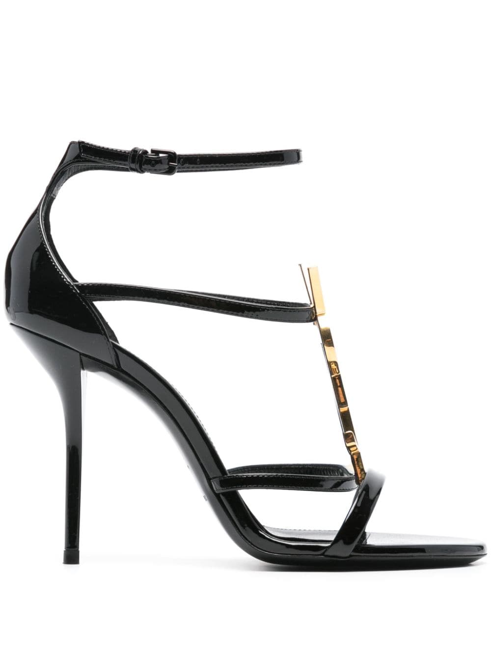 Saint Laurent Cassandra 100mm sandals - Black von Saint Laurent