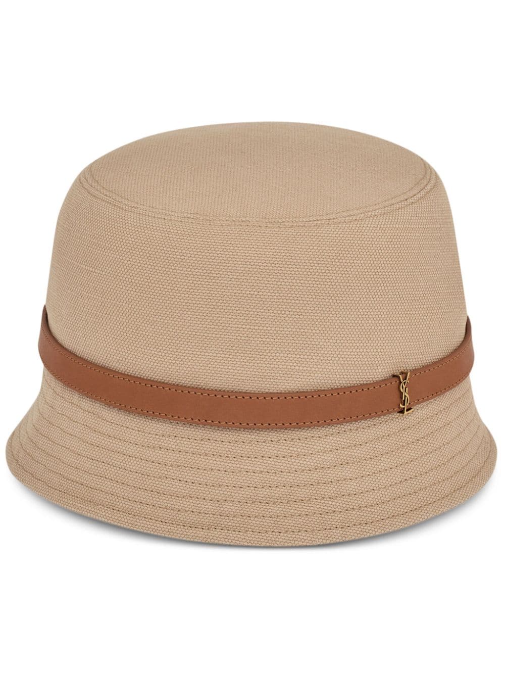 Saint Laurent Cassandre canvas bucket hat - Neutrals von Saint Laurent