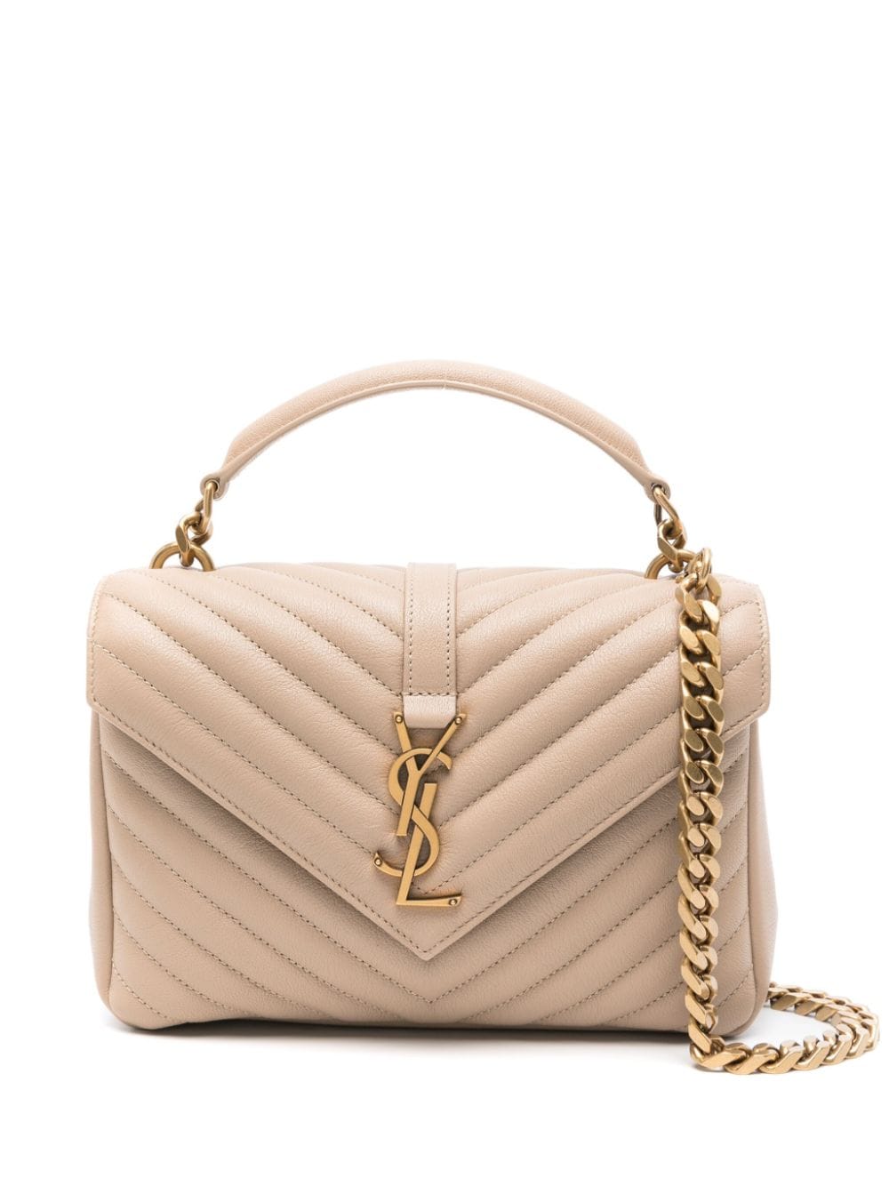 Saint Laurent College medium shoulder bag - Neutrals von Saint Laurent