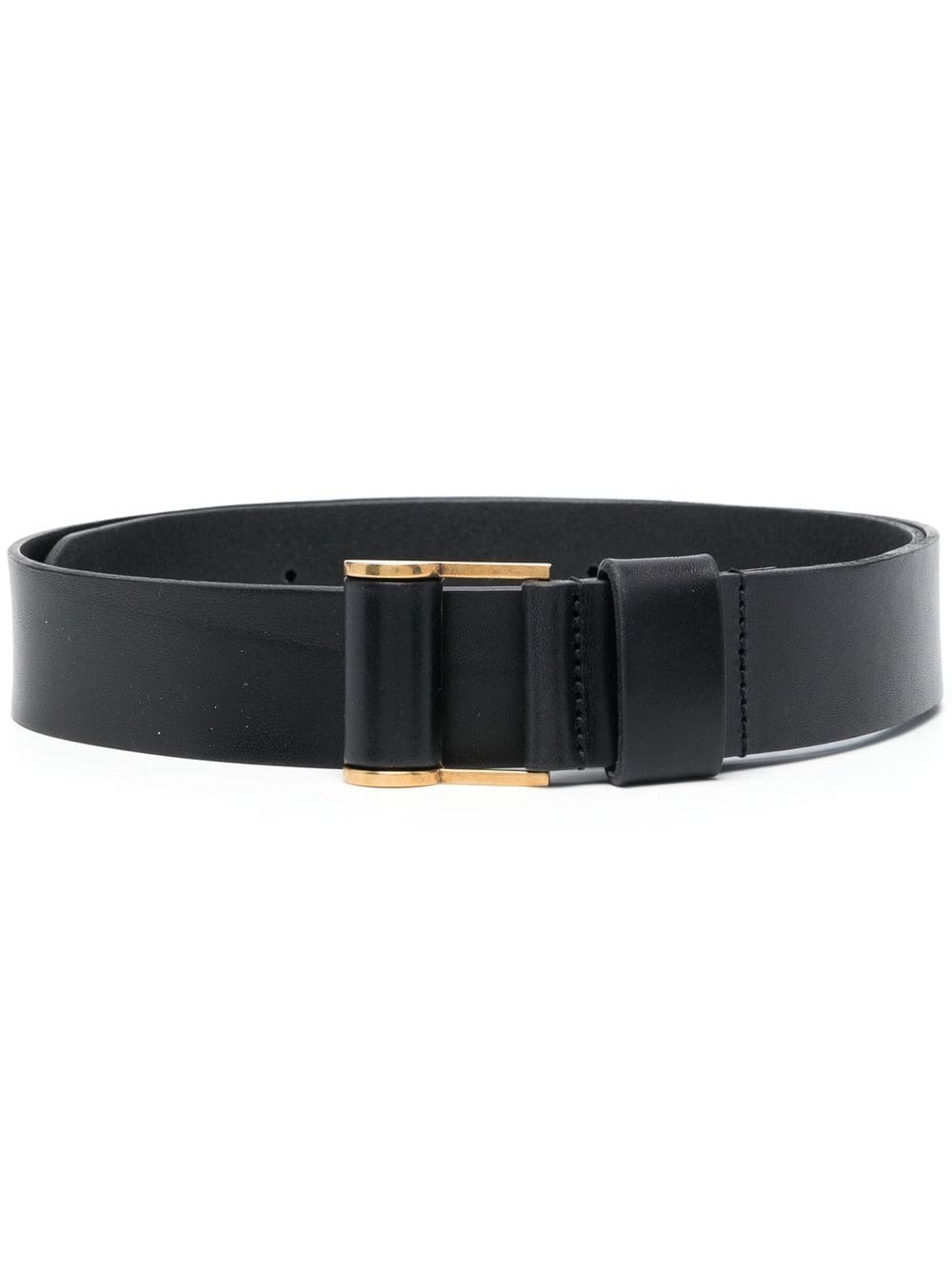 Saint Laurent Corset leather belt - Black von Saint Laurent