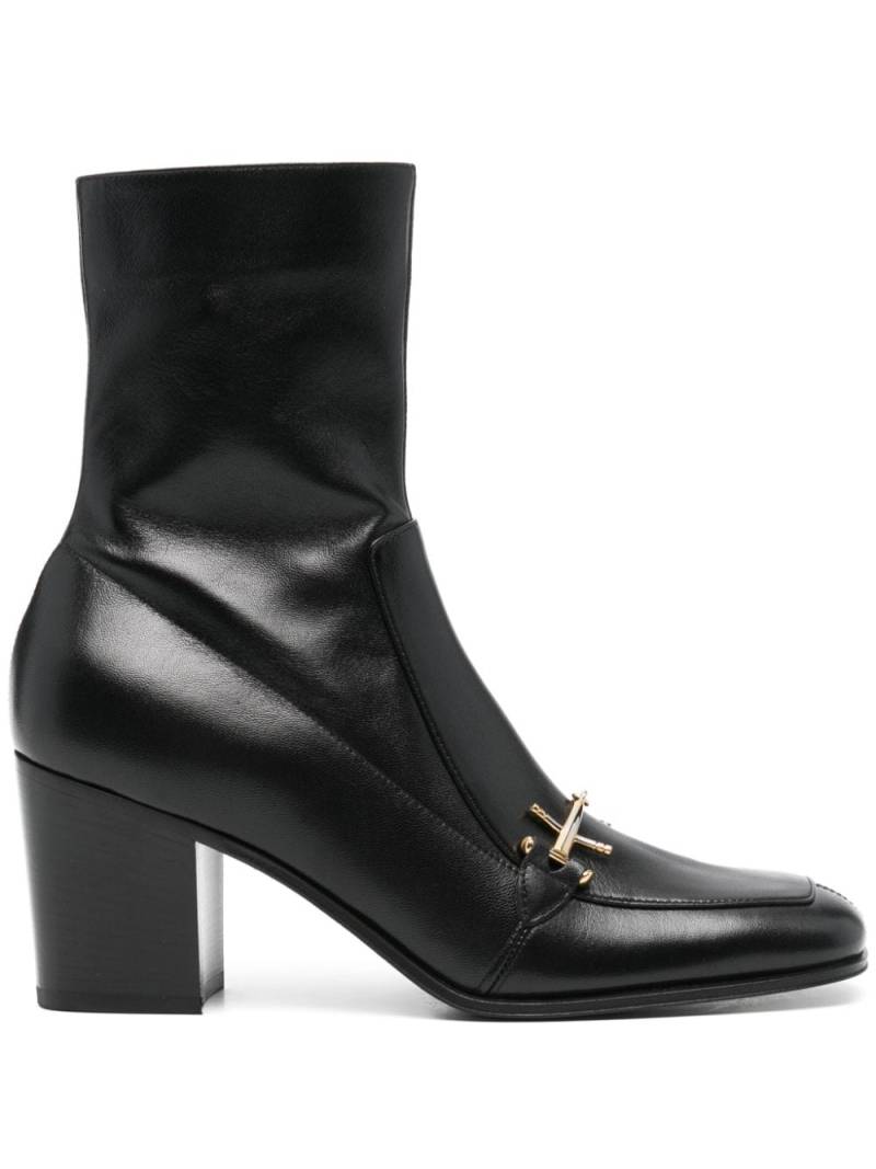 Saint Laurent Elbio 75 ankle boots - Black von Saint Laurent