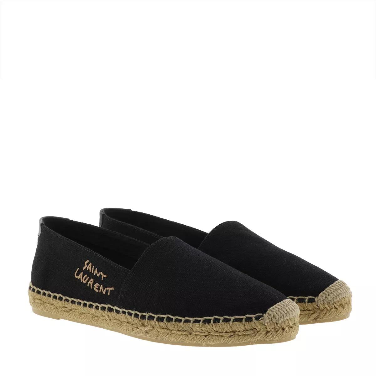 Saint Laurent Espadrilles - Embroidered Espadrilles Canvas - Gr. 36 (EU) - in Schwarz - für Damen von Saint Laurent