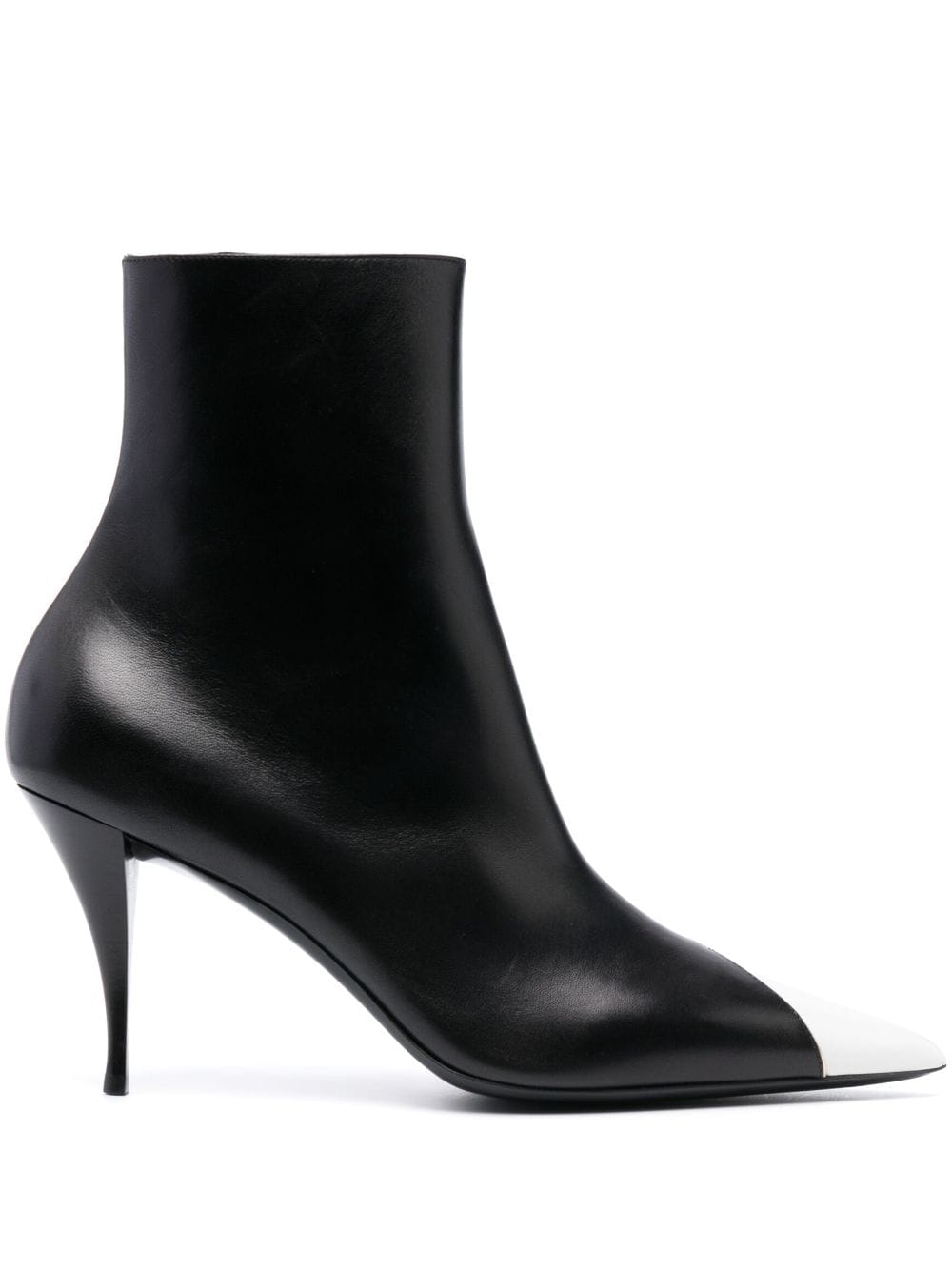 Saint Laurent Jam leather ankle boots - Black von Saint Laurent