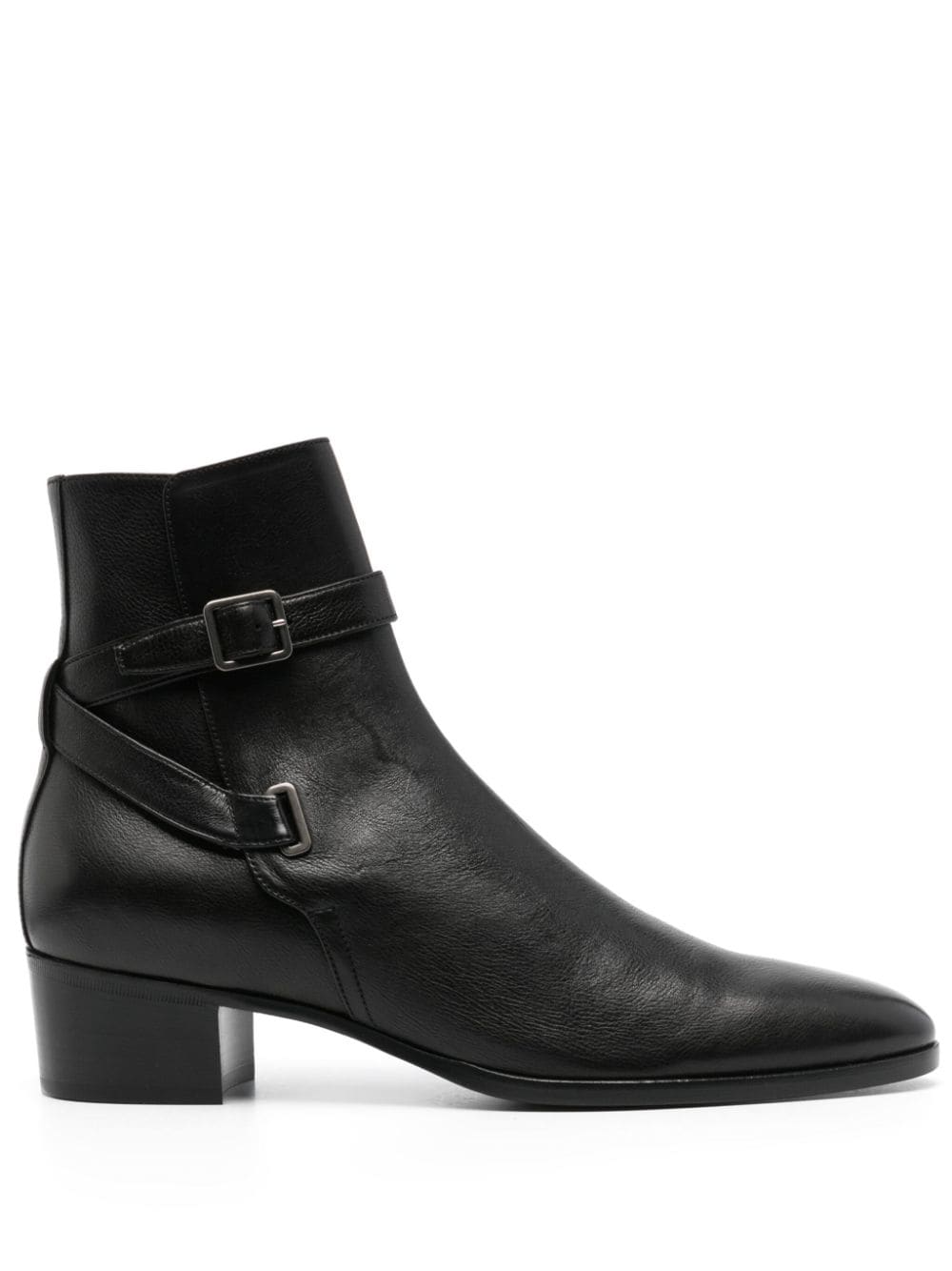 Saint Laurent Jodhpur 45mm leather boots - Black von Saint Laurent