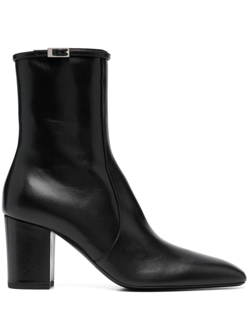 Saint Laurent Joelle 70mm leather boots - Black von Saint Laurent