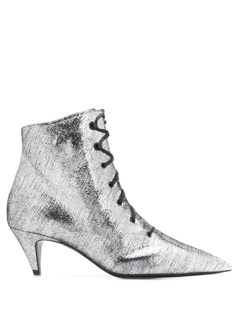 Saint Laurent Kiki boots - Silver von Saint Laurent