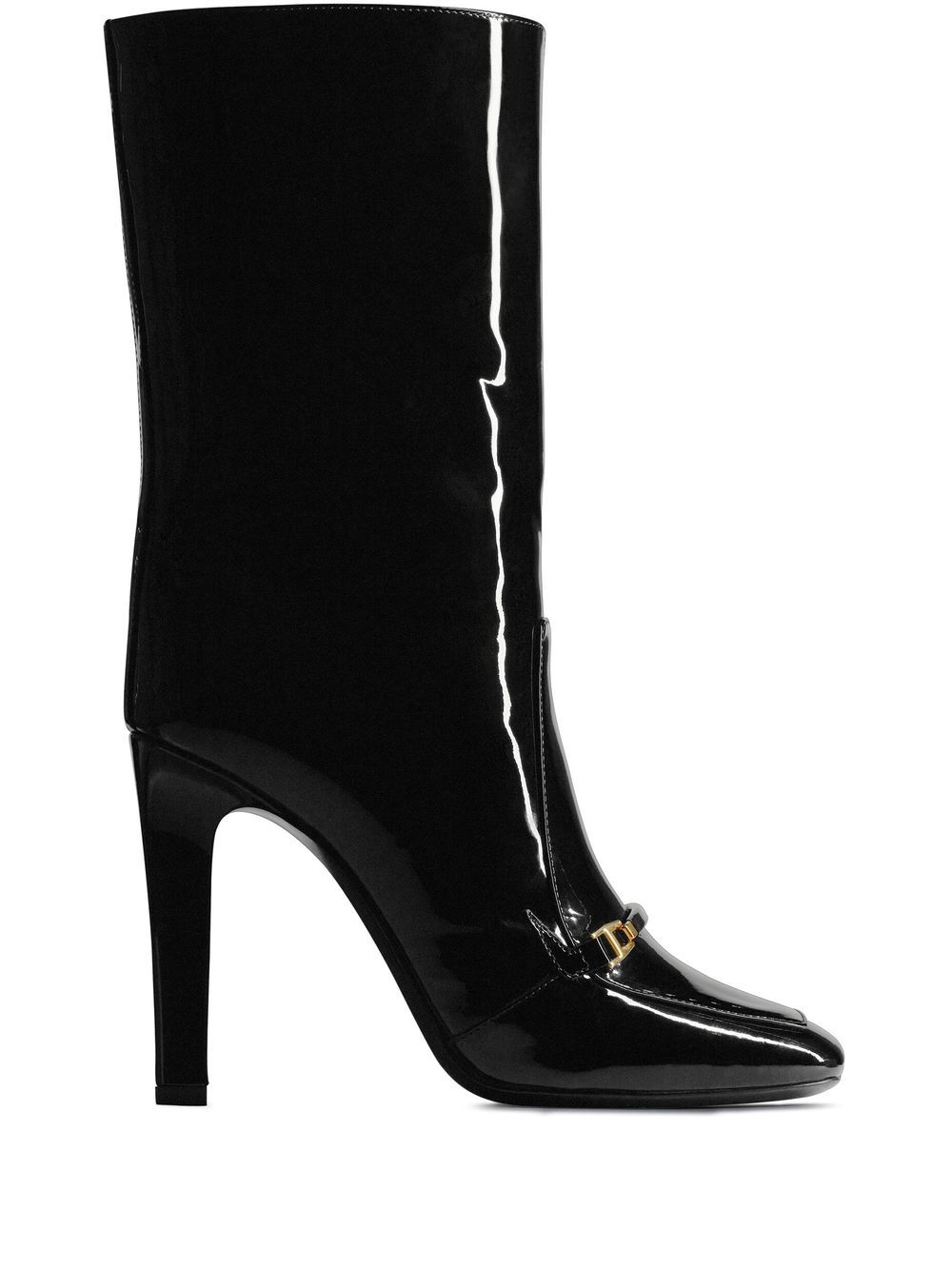 Saint Laurent Lala square-toe boots - Black von Saint Laurent