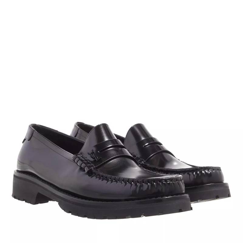 Saint Laurent Loafers & Ballerinas - Loafer Monogram Penny Slipper - Gr. 35 (EU) - in Schwarz - für Damen von Saint Laurent