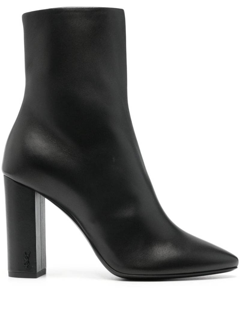 Saint Laurent Lou 95 ankle boots - Black von Saint Laurent