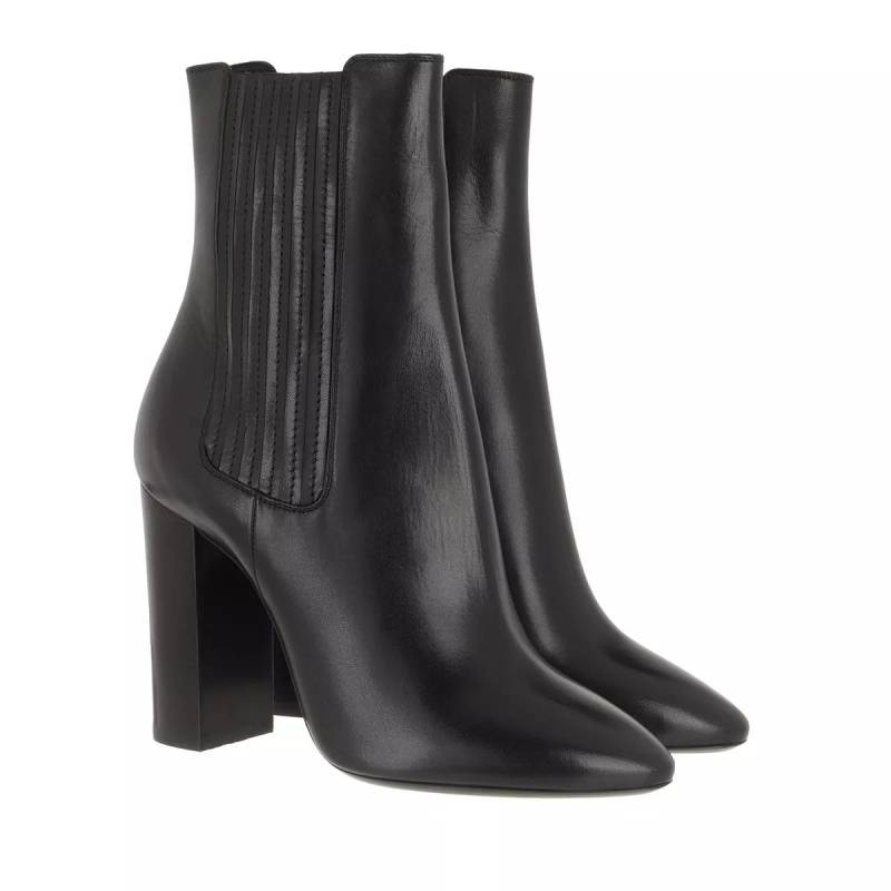 Saint Laurent Boots & Stiefeletten - Lou High Boots Leather - Gr. 40 (EU) - in Schwarz - für Damen von Saint Laurent