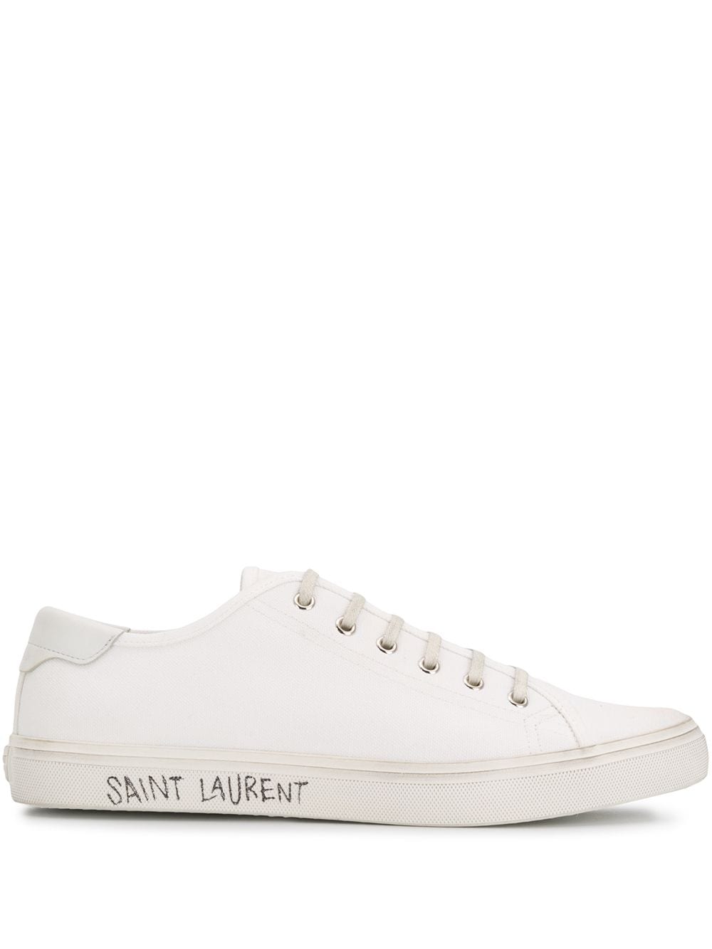 Saint Laurent Malibu low-top sneakers - White von Saint Laurent