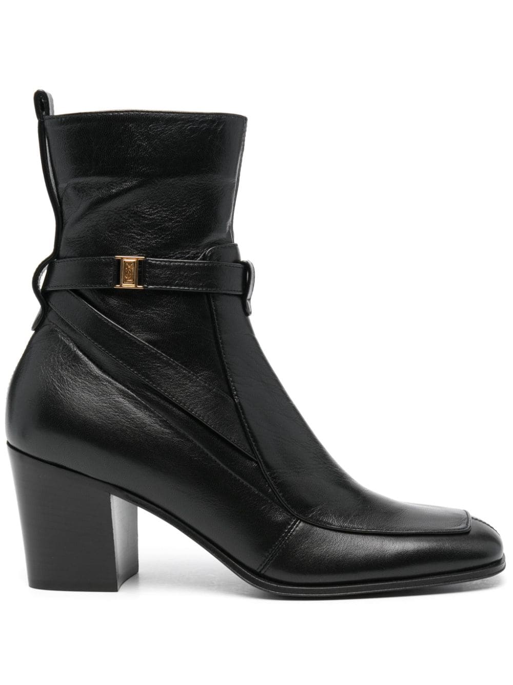 Saint Laurent Michelangelo 75 ankle boots - Black von Saint Laurent