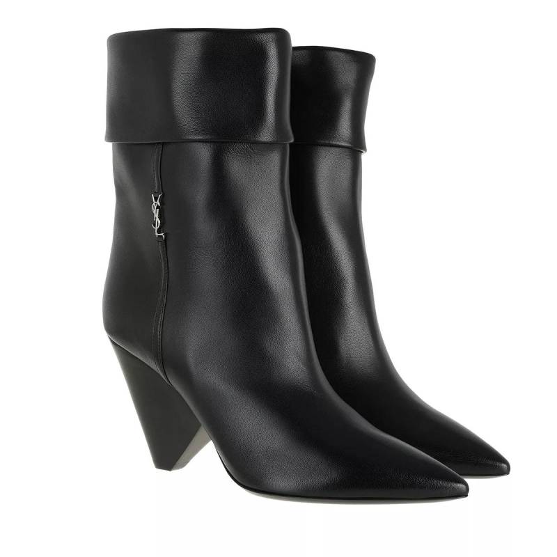 Saint Laurent Boots & Stiefeletten - Niki Monogram Booties Smooth Leather - Gr. 36 (EU) - in Schwarz - für Damen von Saint Laurent