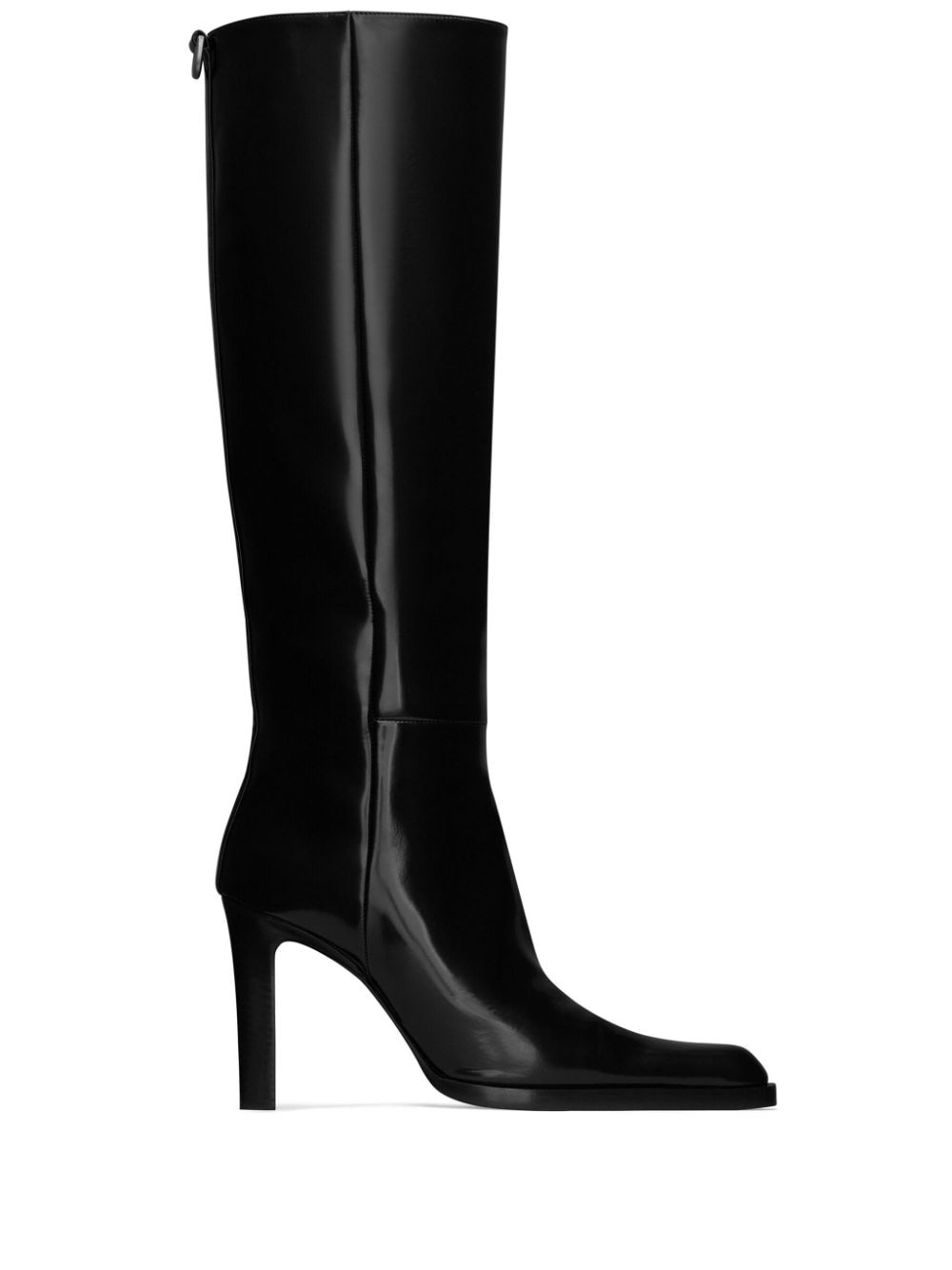 Saint Laurent Nina 110mm leather over-the-knee boots - Black von Saint Laurent
