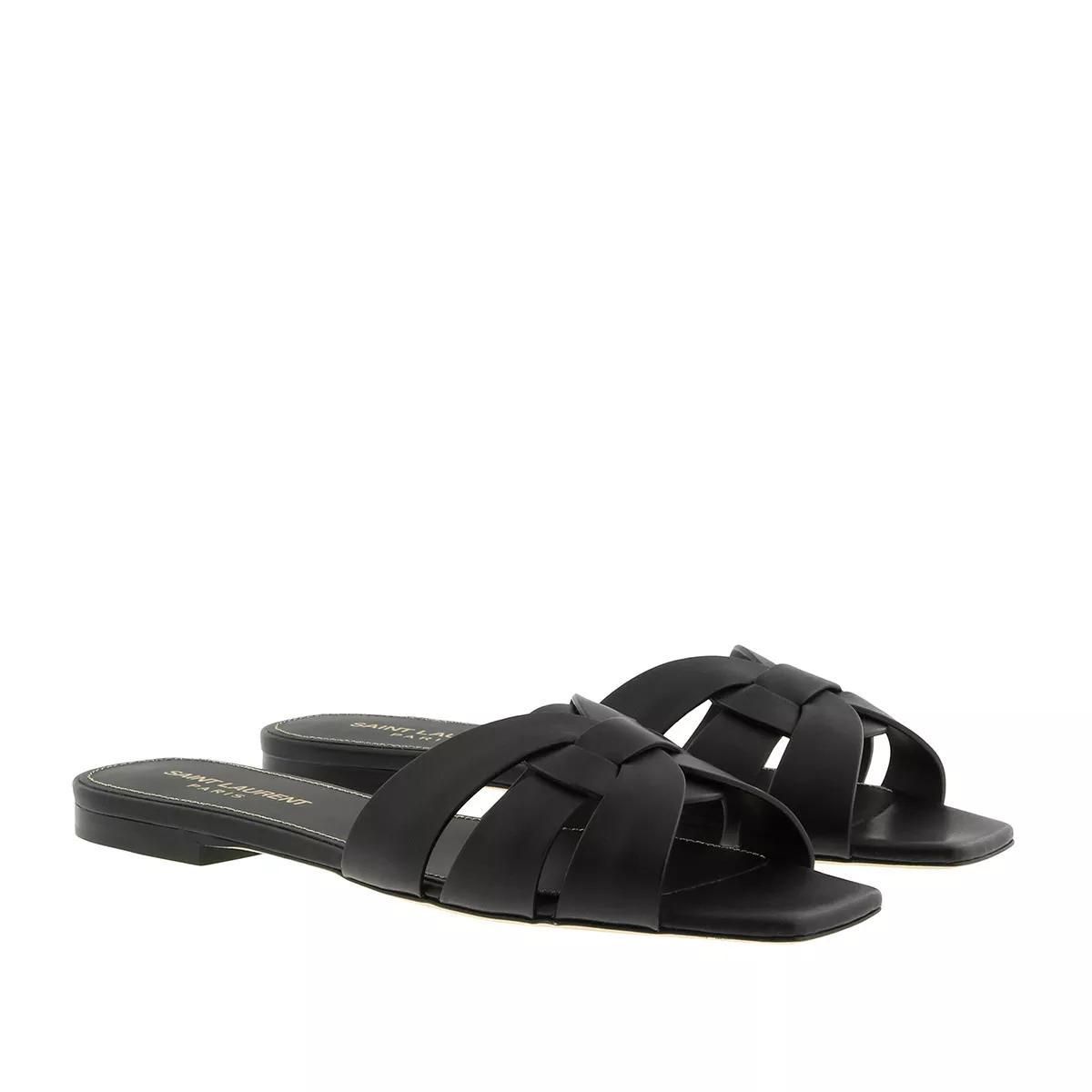 Saint Laurent Slipper & Pantoletten - Nu Pieds Slide Sandals - Gr. 36 (EU) - in Schwarz - für Damen von Saint Laurent