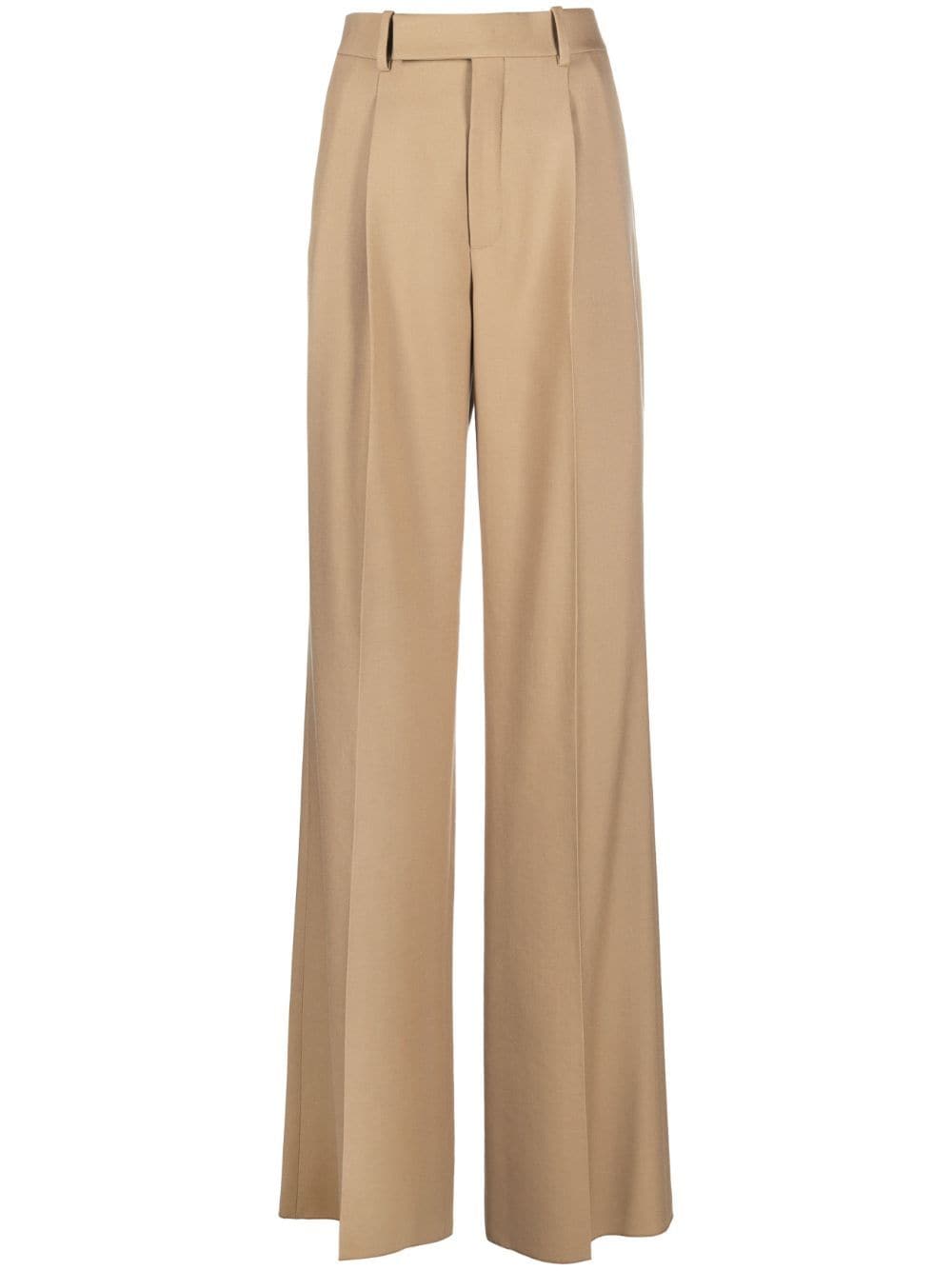 Saint Laurent high-waisted tailored trousers - Neutrals von Saint Laurent