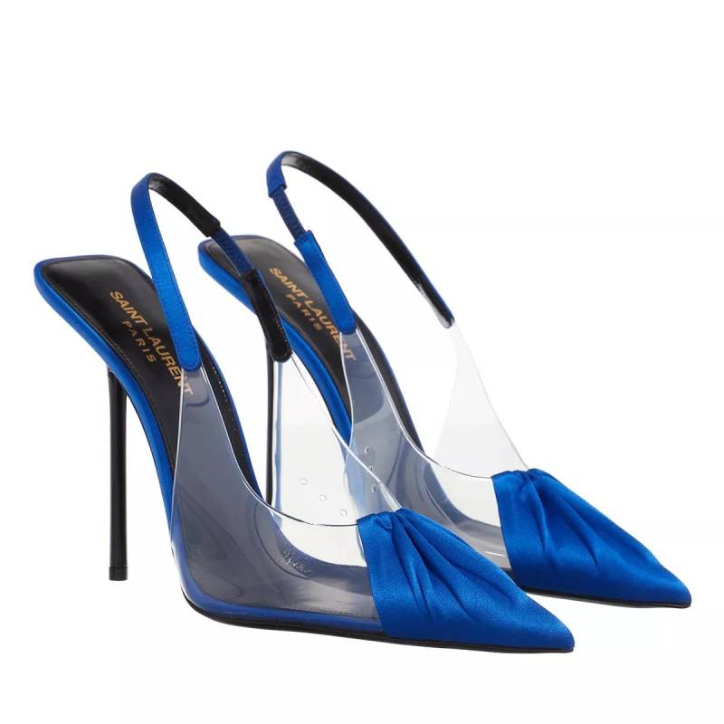 Saint Laurent Pumps & High Heels - Chica Slingbacks In Transparent Pvc - Gr. 36 (EU) - in Blau - für Damen von Saint Laurent