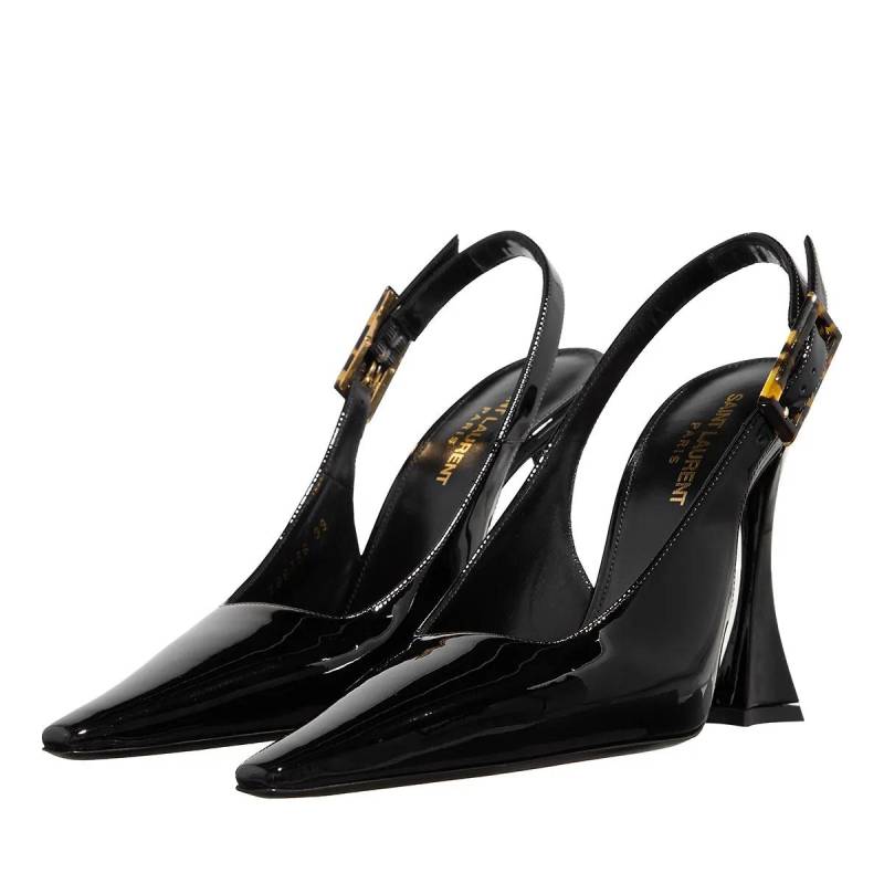 Saint Laurent Pumps & High Heels - Dune Patent Leather Slingback Pumps - Gr. 40 (EU) - in Schwarz - für Damen von Saint Laurent
