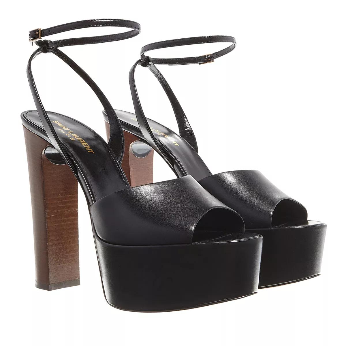 Saint Laurent Pumps & High Heels - Jodie Smooth Leather Platform Sandals - Gr. 36 (EU) - in Schwarz - für Damen von Saint Laurent