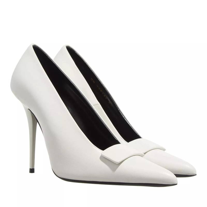 Saint Laurent Pumps & High Heels - Kayla Leather Buckle Pumps - Gr. 36 (EU) - in Creme - für Damen von Saint Laurent