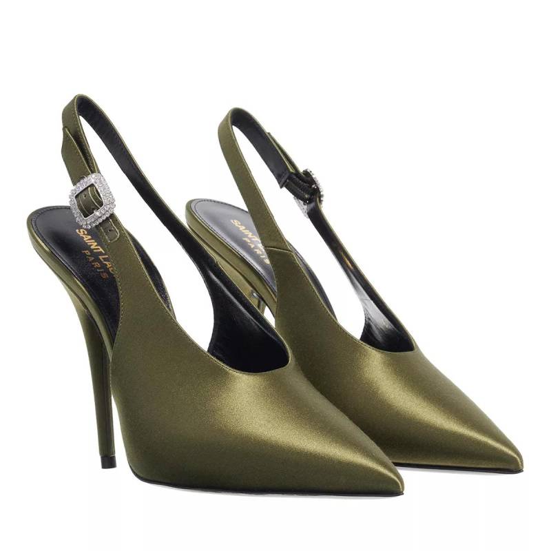 Saint Laurent Pumps & High Heels - Yasmeen Slingback Pumps - Gr. 36 (EU) - in Grün - für Damen von Saint Laurent