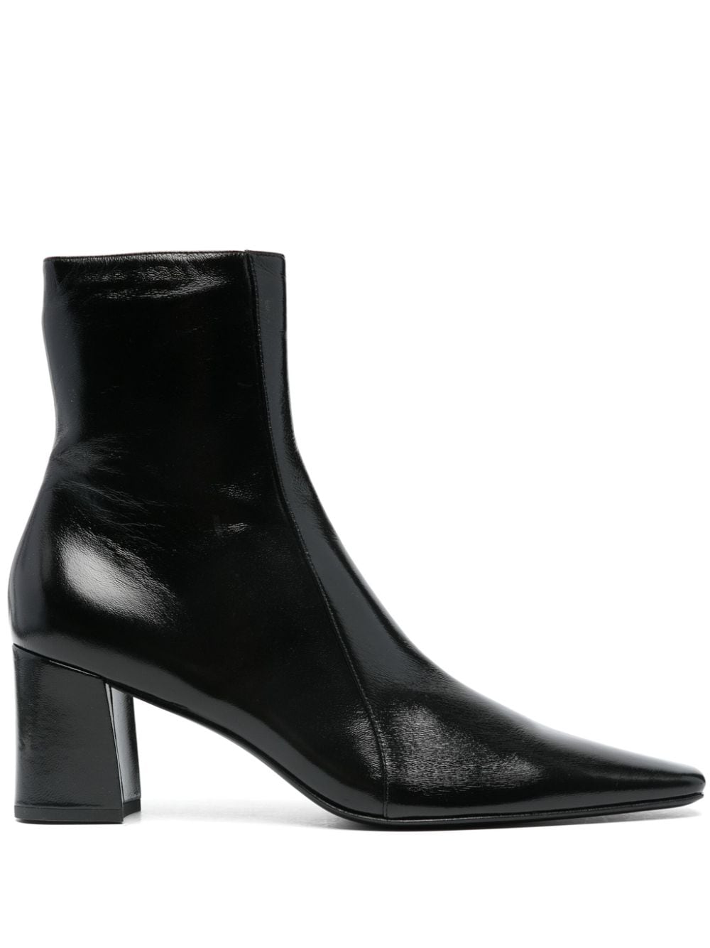 Saint Laurent Rainer 75mm leather boots - Black von Saint Laurent