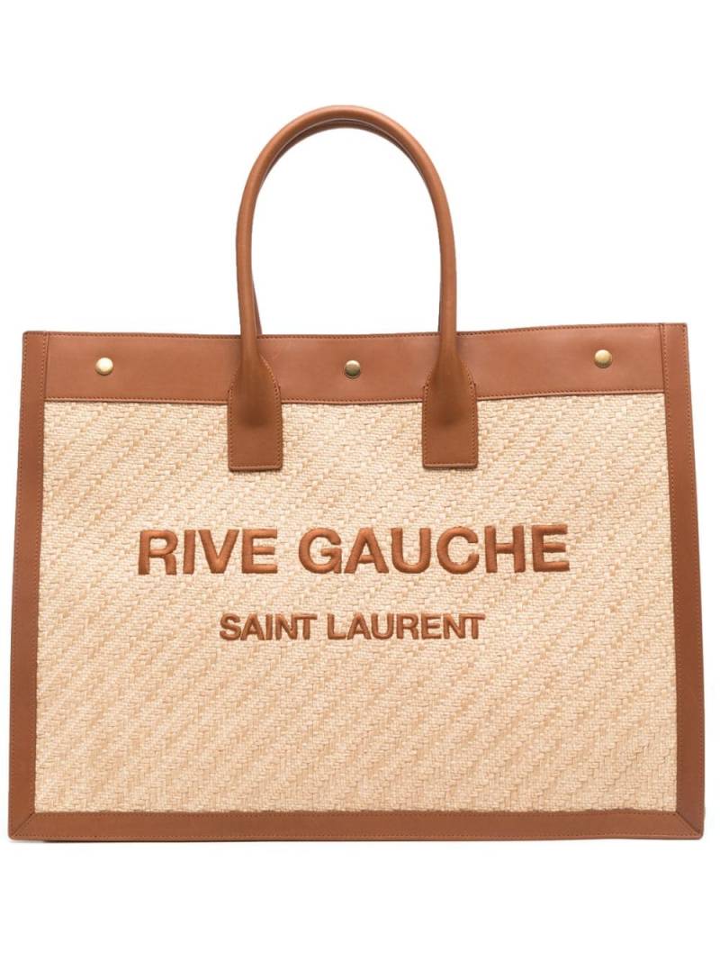 Saint Laurent Rive Gauche tote bag - Brown von Saint Laurent