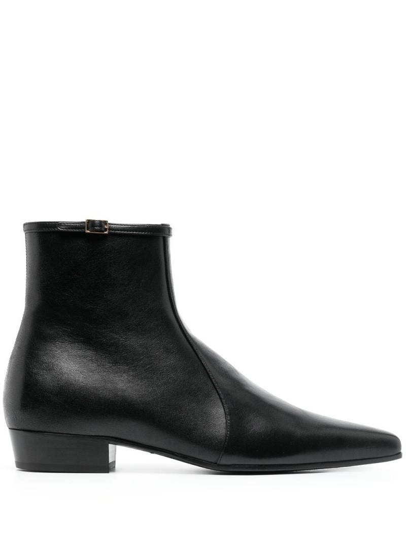 Saint Laurent Romeo calf-leather ankle boots - Black von Saint Laurent