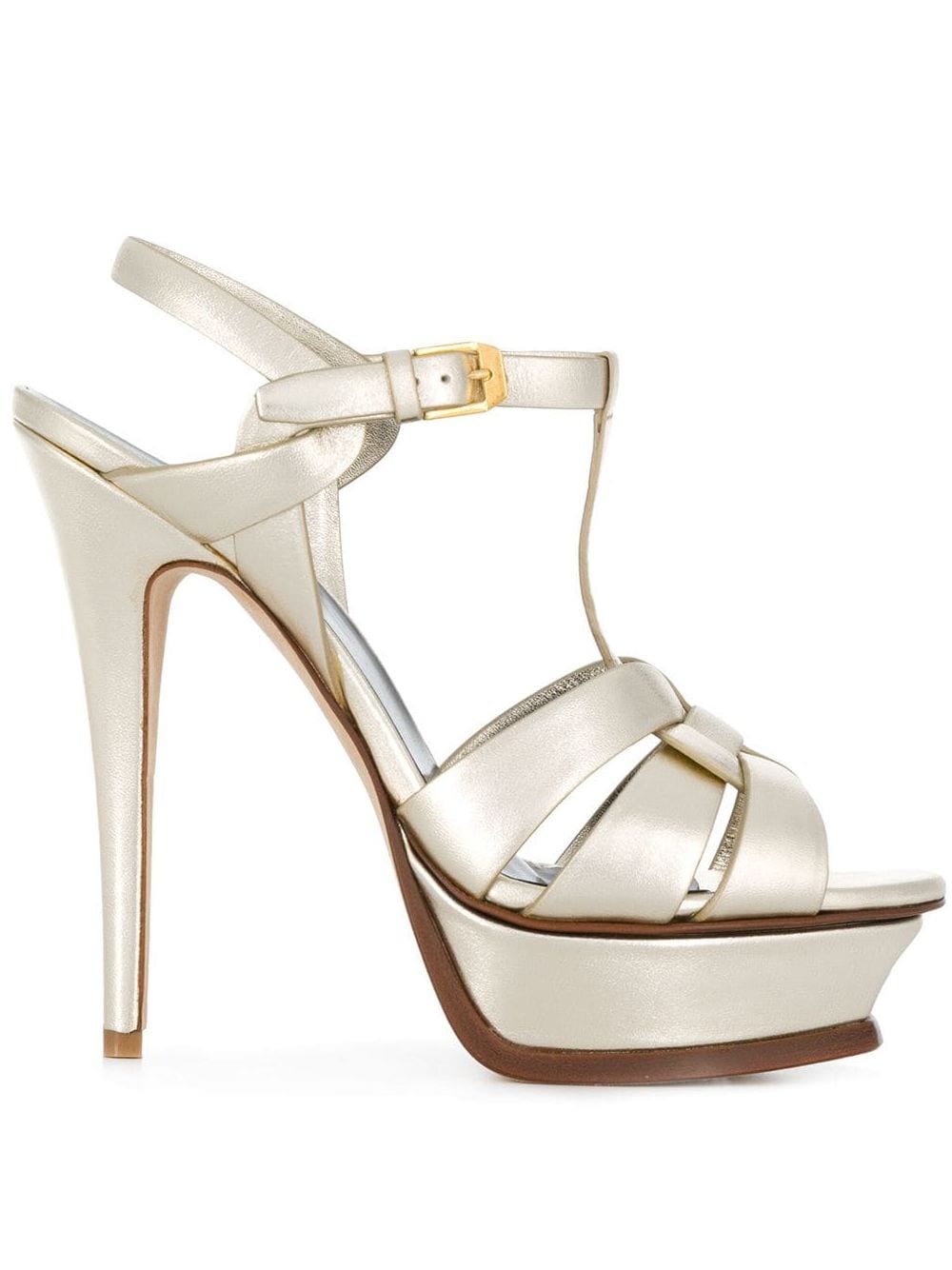 Saint Laurent Tribute 105 sandals - Metallic von Saint Laurent